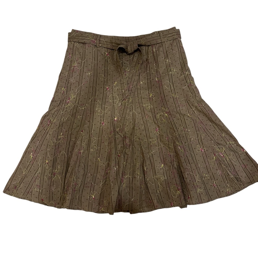 Women’s skirt boho flare style embroidered by JH Collectables size 12